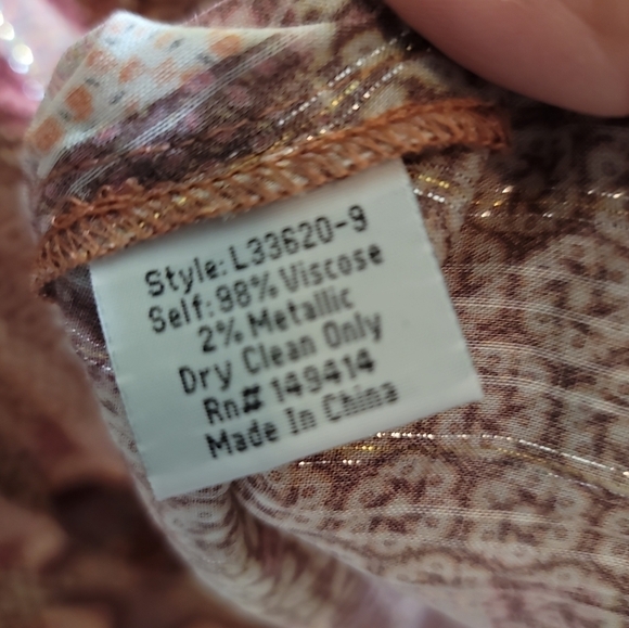 Johnny Was Jade Donovan Midi Dress XS Geometric Patchwork Print - Picture 7 of 10